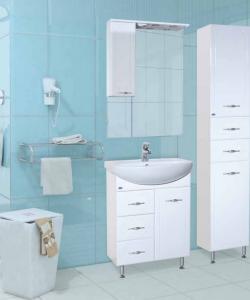 Тумба с раковиной Bellezza Стелла 65 с 3 ящиками